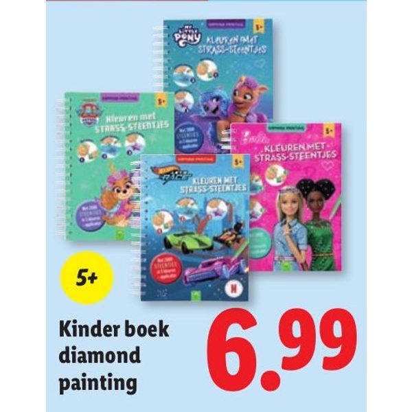 Kinder boek diamond painting