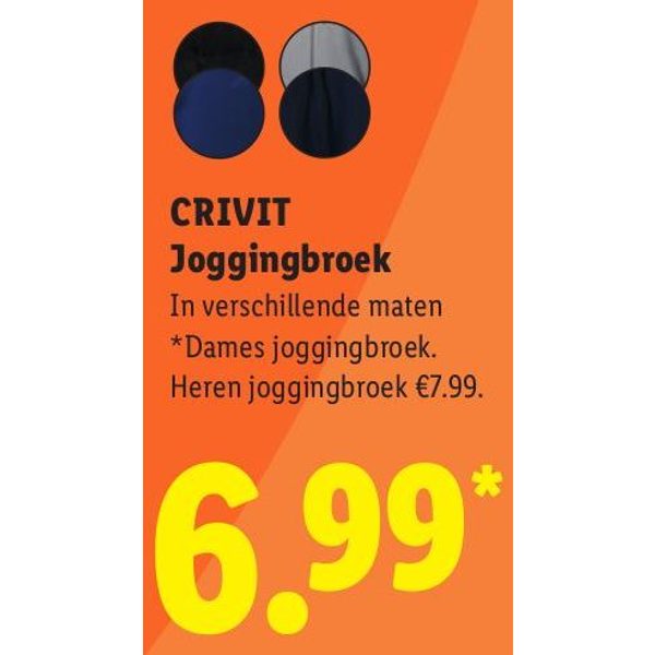 CRIVIT Joggingbroek