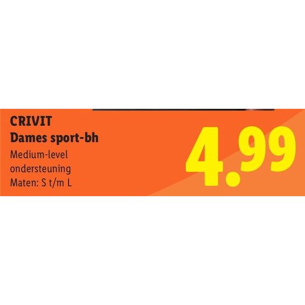 CRIVIT Dames sport-bh