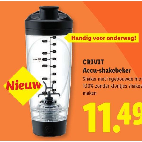 Crivit Accu-shakebeker