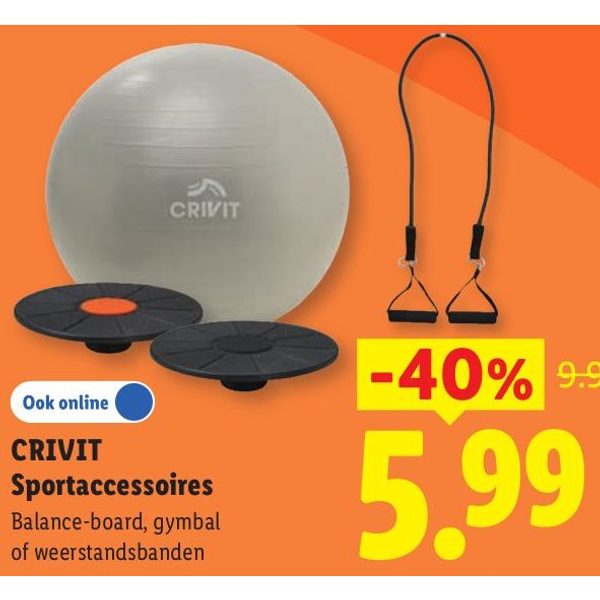 Crivit Sportaccessoires (balans-board/gymbal)