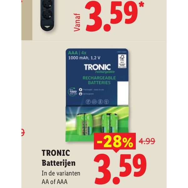 Oplaadbare batterijen