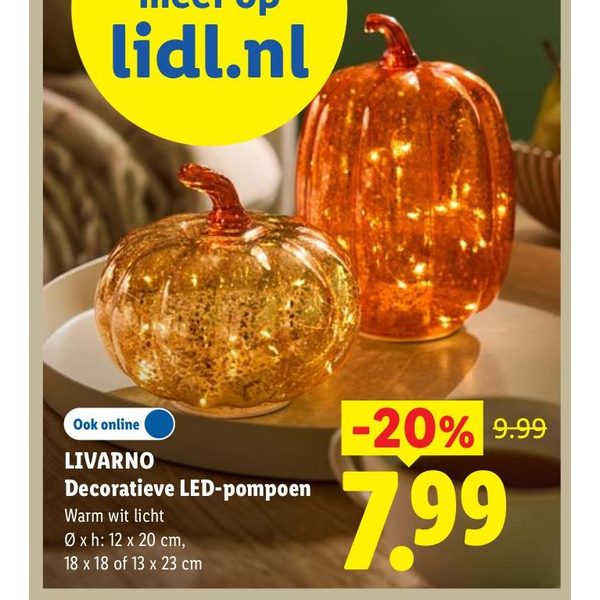 LIVARNO Decoratieve LED-pompoen