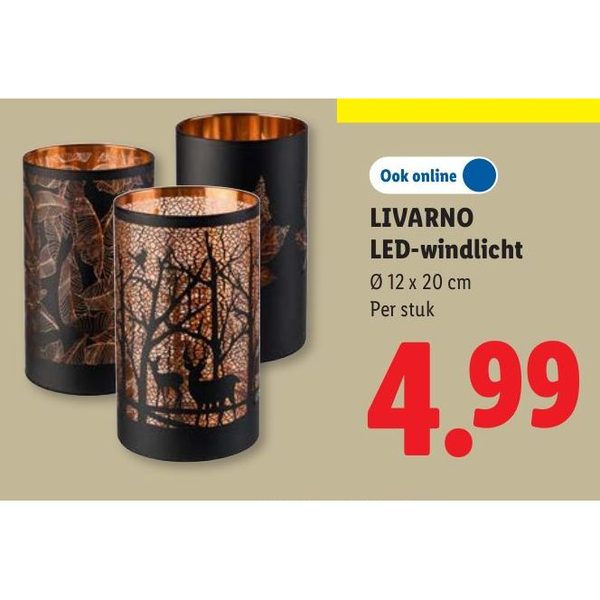 LIVARNO LED-windlicht