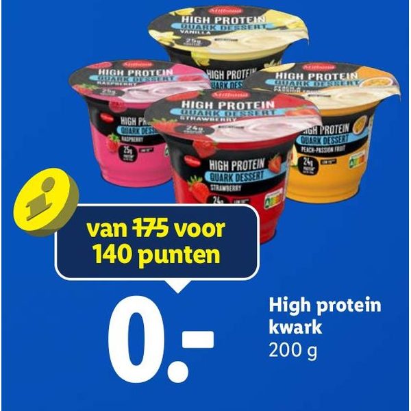 High protein kwark dessert