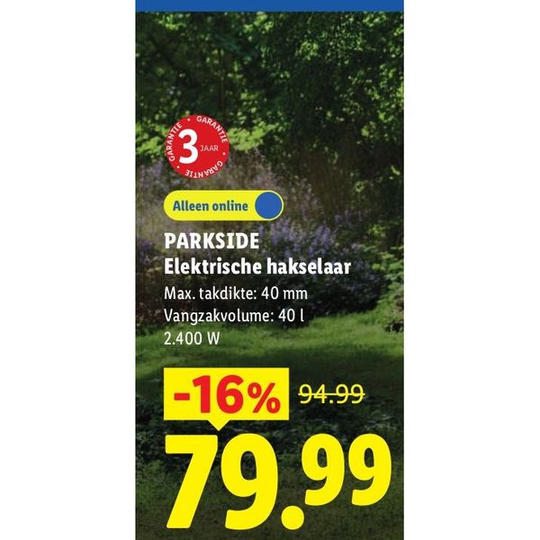 PARKSIDE Elektrische hakselaar