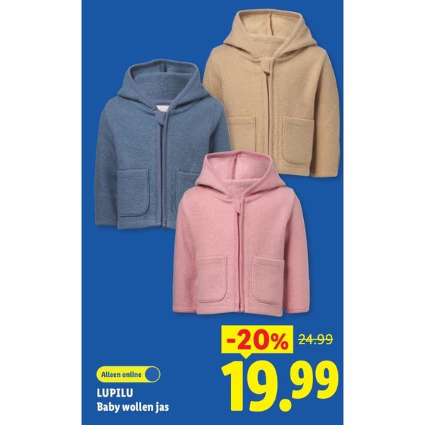 LUPILU Baby wollen jas