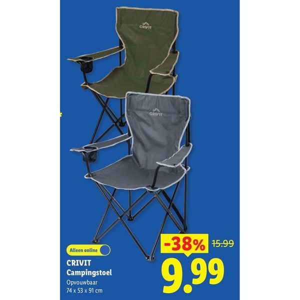 Crivit Campingstoel