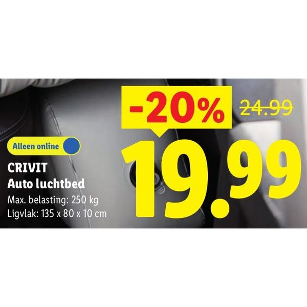 Crivit Auto luchtbed