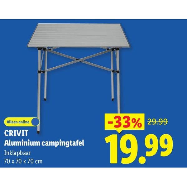 Crivit Aluminium campingtafel