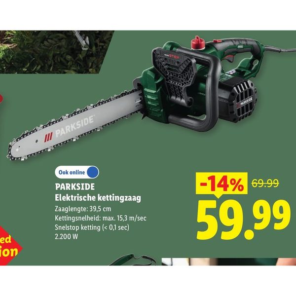 PARKSIDE Elektrische kettingzaag