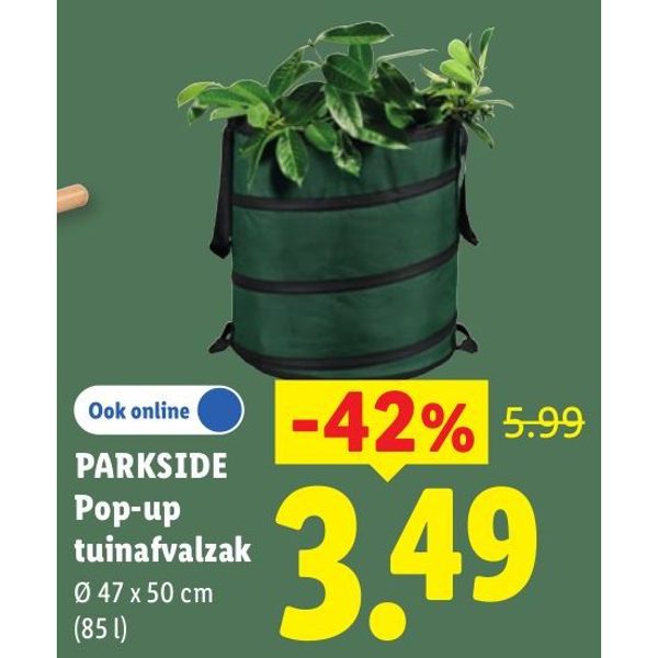 Parkside Pop-up tuinafvalzak