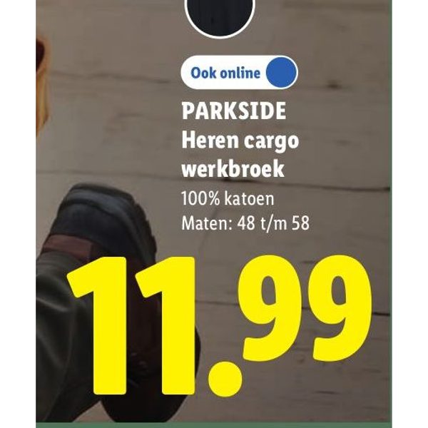 PARKSIDE Heren cargo werkbroek