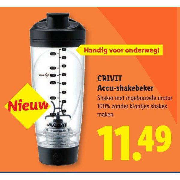 Crivit Accu-shakebeker
