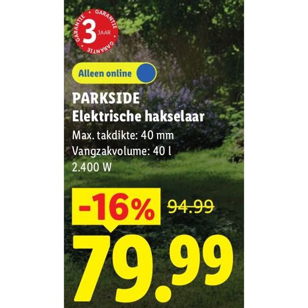 PARKSIDE Elektrische hakselaar
