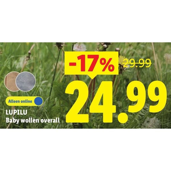 Lupilu Baby wollen overall