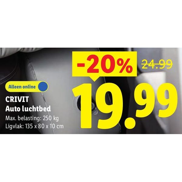 CRIVIT Auto luchtbed
