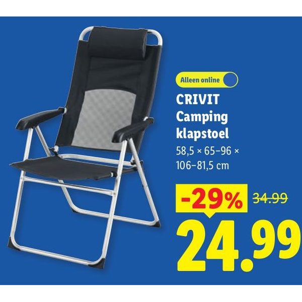 CRIVIT Camping klapstoel