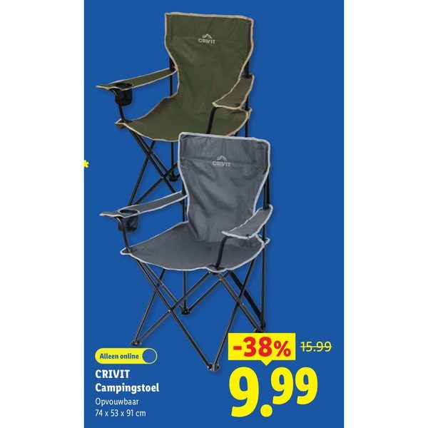 CRIVIT Campingstoel