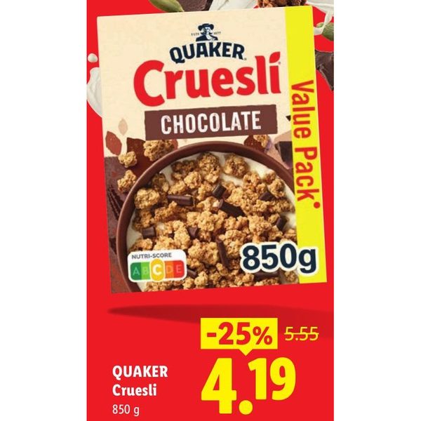Quaker Cruesli