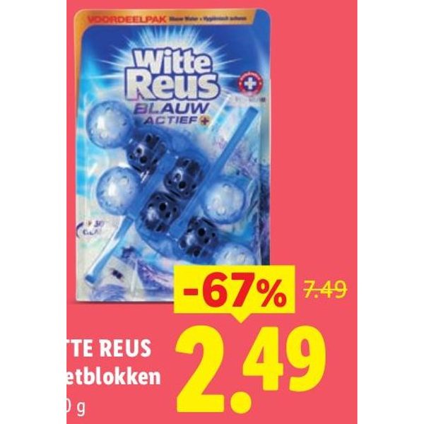 Witte Reus Toiletblokken