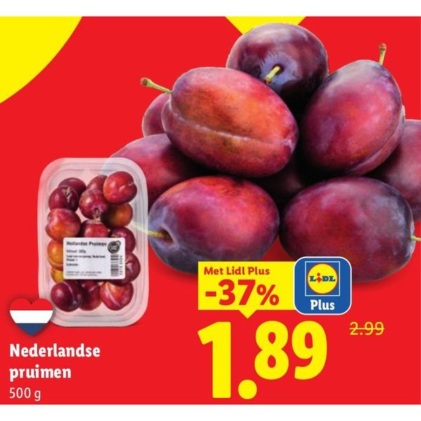 Nederlandse pruimen