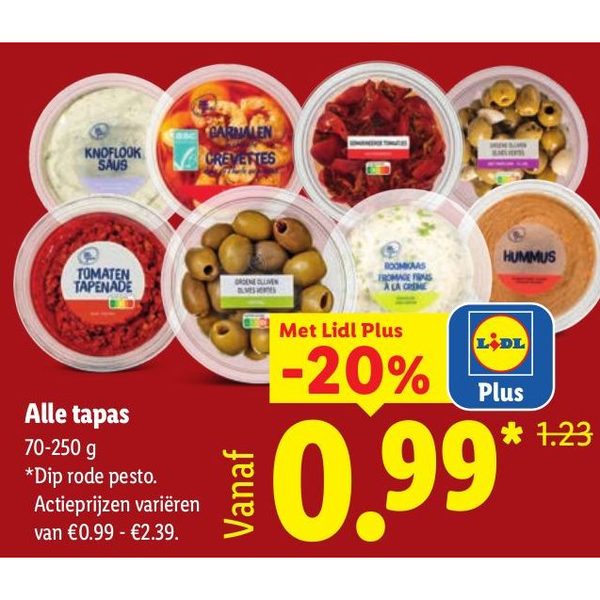 Alle tapas