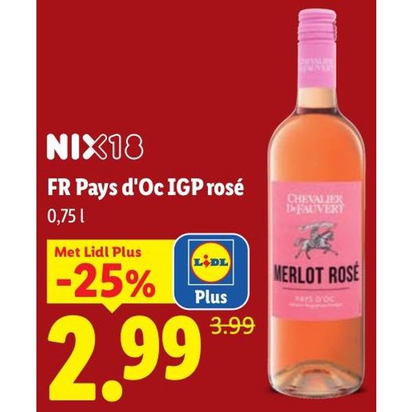 FR Pays d'Oc IGP rose