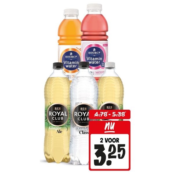 Frisdrank en Vitamin Water