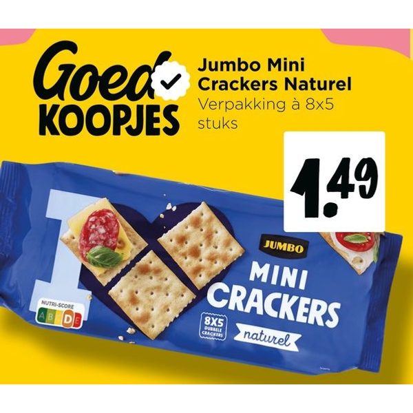 Jumbo Mini Crackers Naturel
