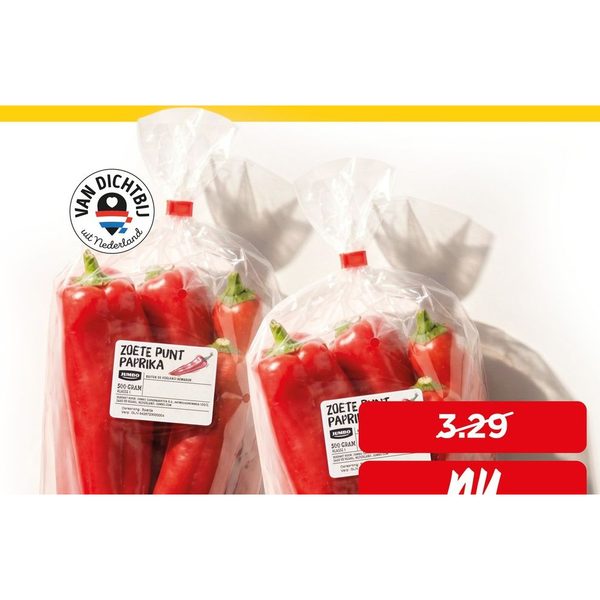 Zoete punt paprika