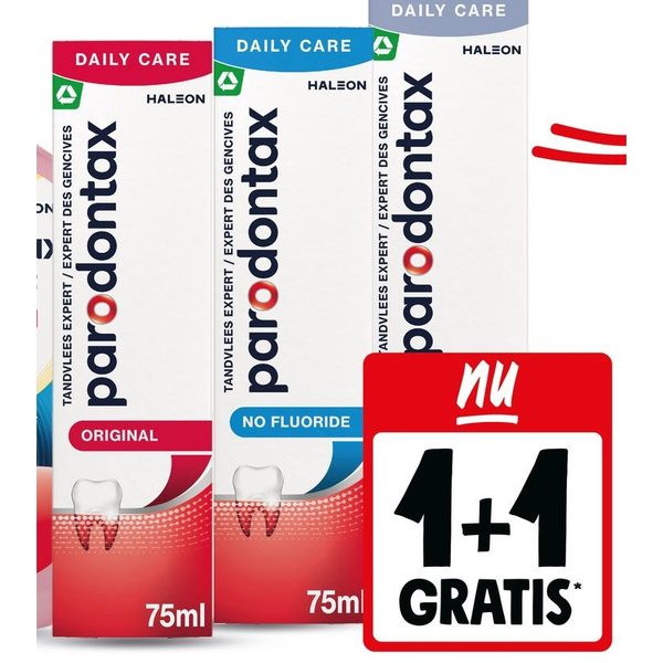 Parodontax tandpasta en mondwater