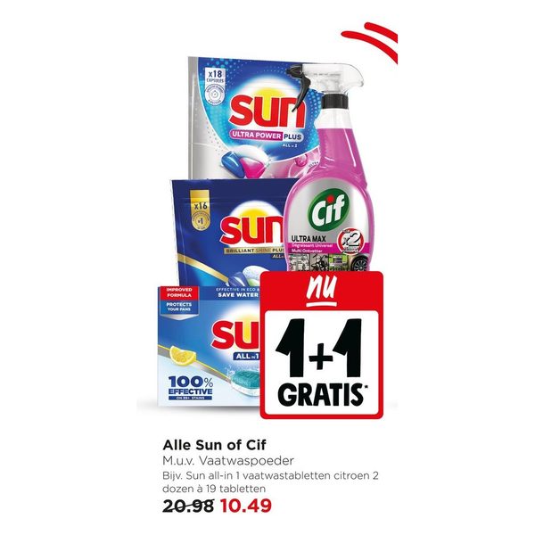 Vaatwastabletten en reinigers