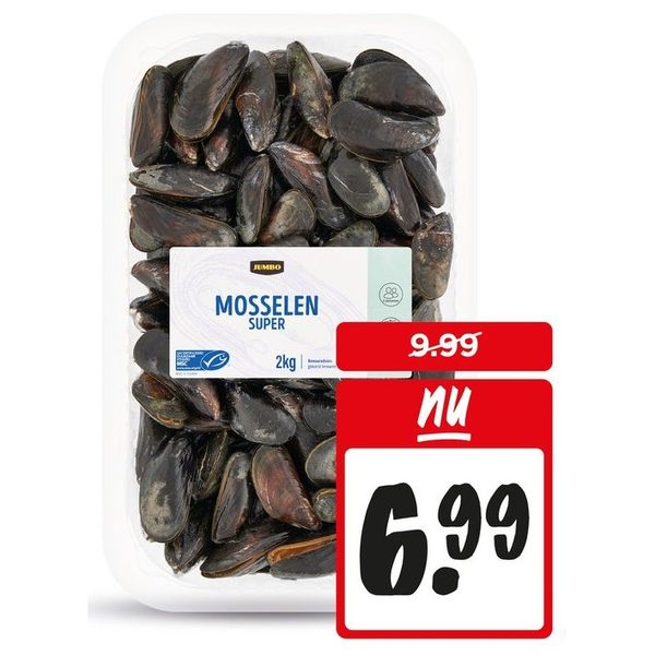 Jumbo mosselen super
