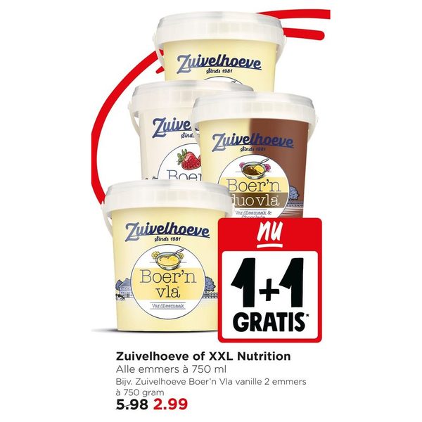 Zuivelhoeve of XXL Nutrition