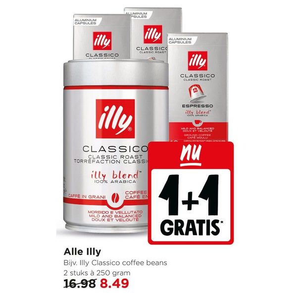 Illy koffiebonen of capsules