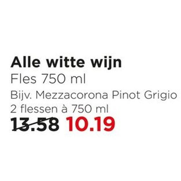 Alle witte wijn
