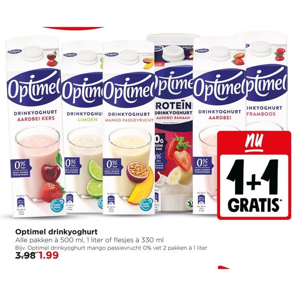 Optimel drinkyoghurt