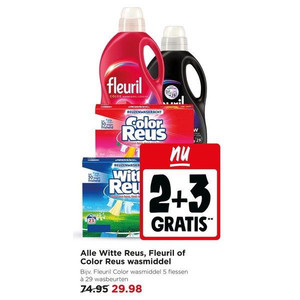 Witte Reus, Fleuril of Color Reus wasmiddel