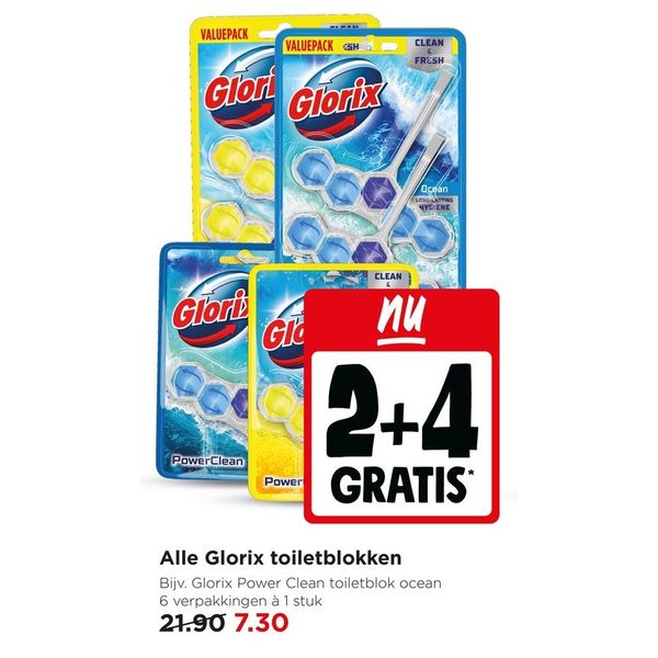 Glorix toiletblokken