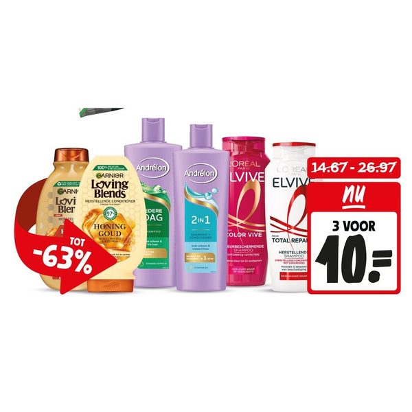 Haarverzorging (shampoo/conditioner)