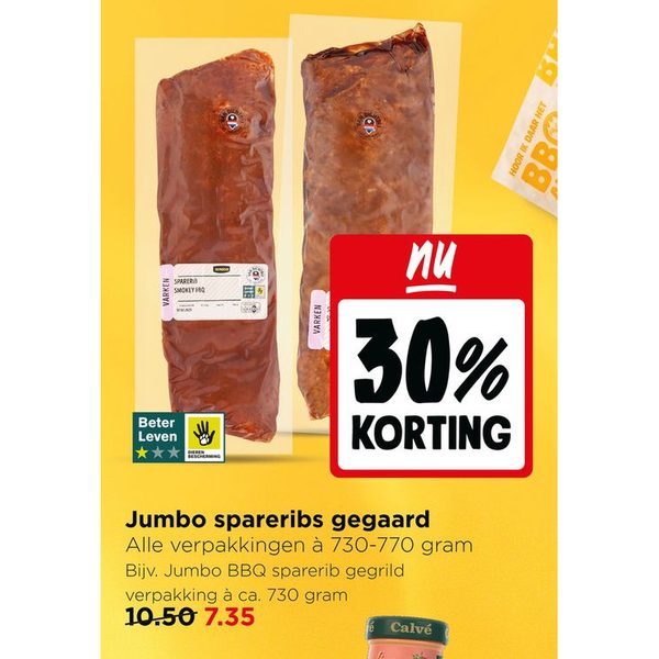 Jumbo spareribs gegaard