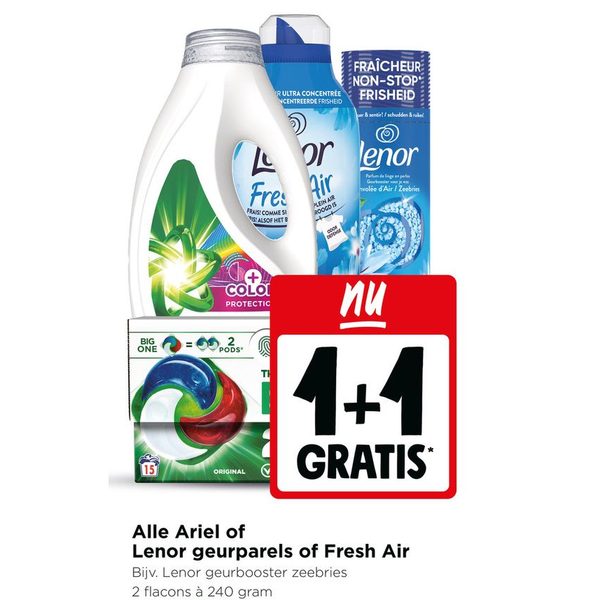 Alle Ariel of Lenor geurparels of Fresh Air
