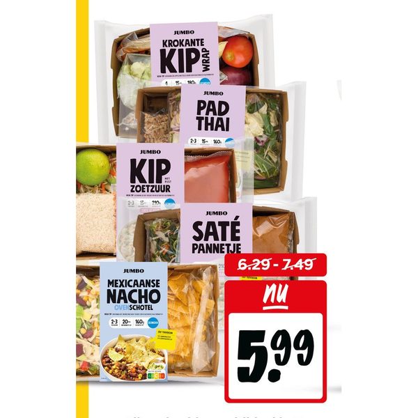 Alle gekoelde maaltijdpakketten