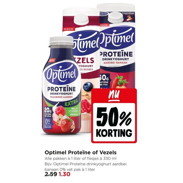 Optimel Proteïne of Vezels