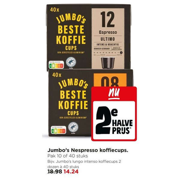 Jumbo’s Nespresso koffiecups