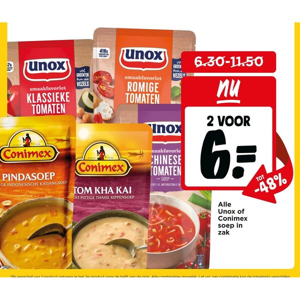 Unox of Conimex soep