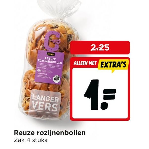 Reuze rozijnenbollen