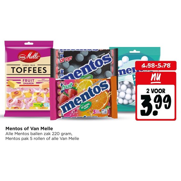 Mentos of Van Melle
