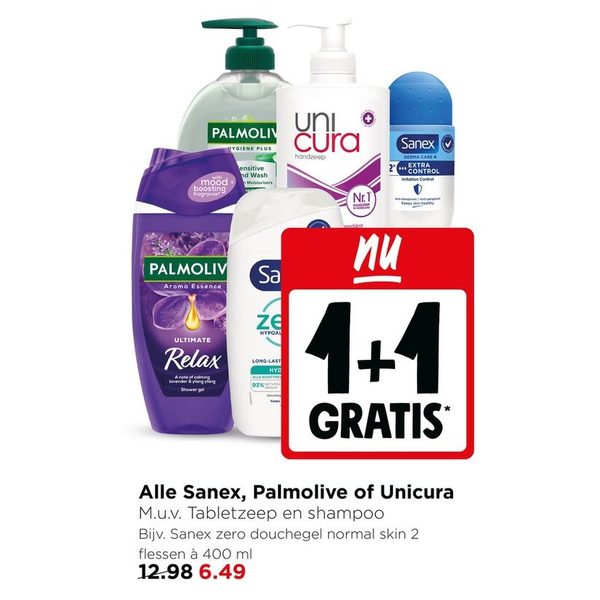 Alle Sanex, Palmolive of Unicura